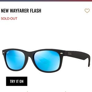 Ray ban blue tinted wayferers